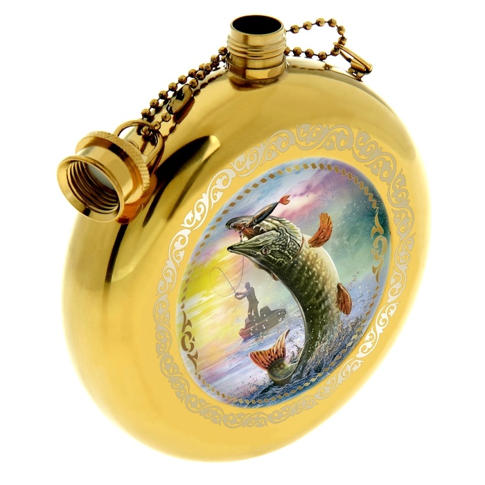 Фляжка "Рыбалка. Щука" 240мл