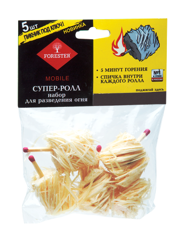 Супер-роллы д/разведения огня (5 шт) 49936338