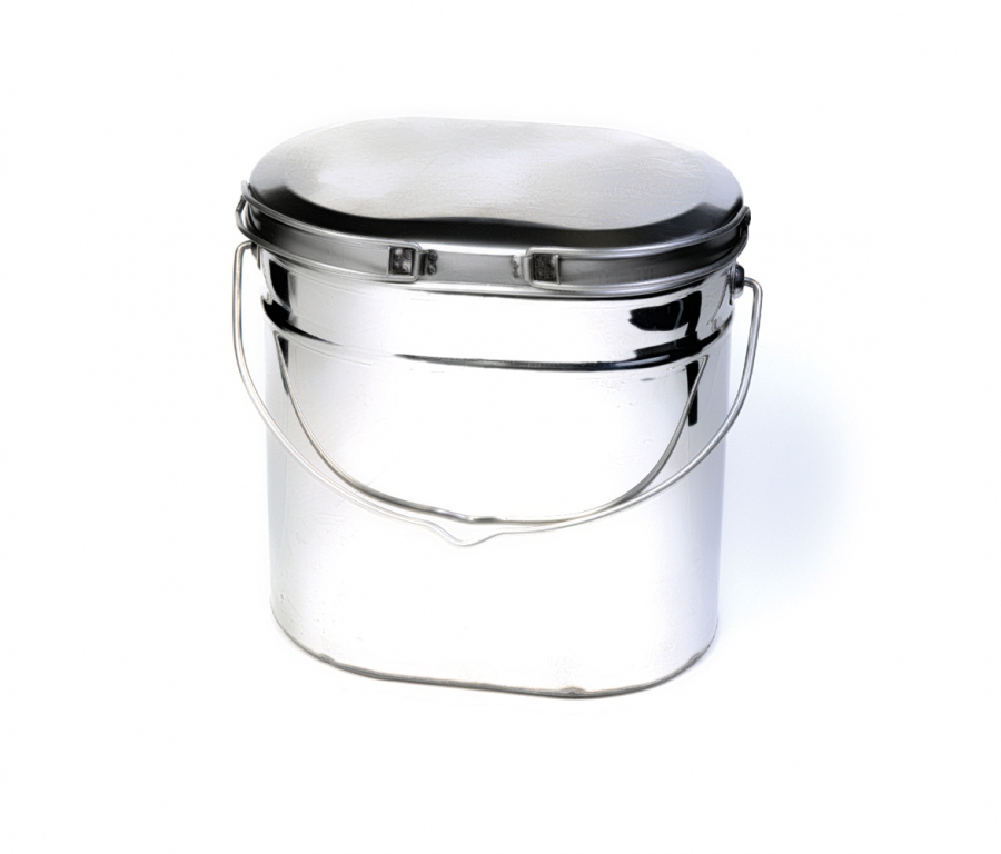 Котелок 6,5л крышка с ручками нерж. сталь