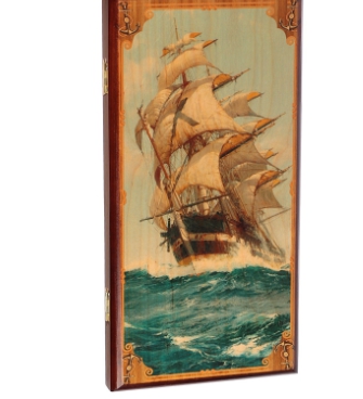 Нарды - шашки "Морские" средние 40*20*3,3